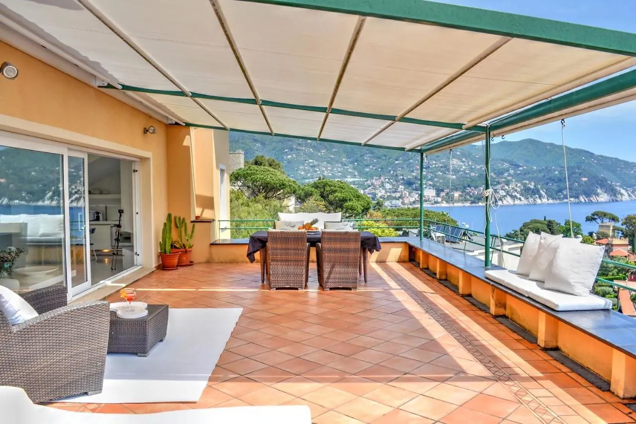 Penthouse Marina-Seaview Jacuzzi And Terrace Lägenhet Rapallo